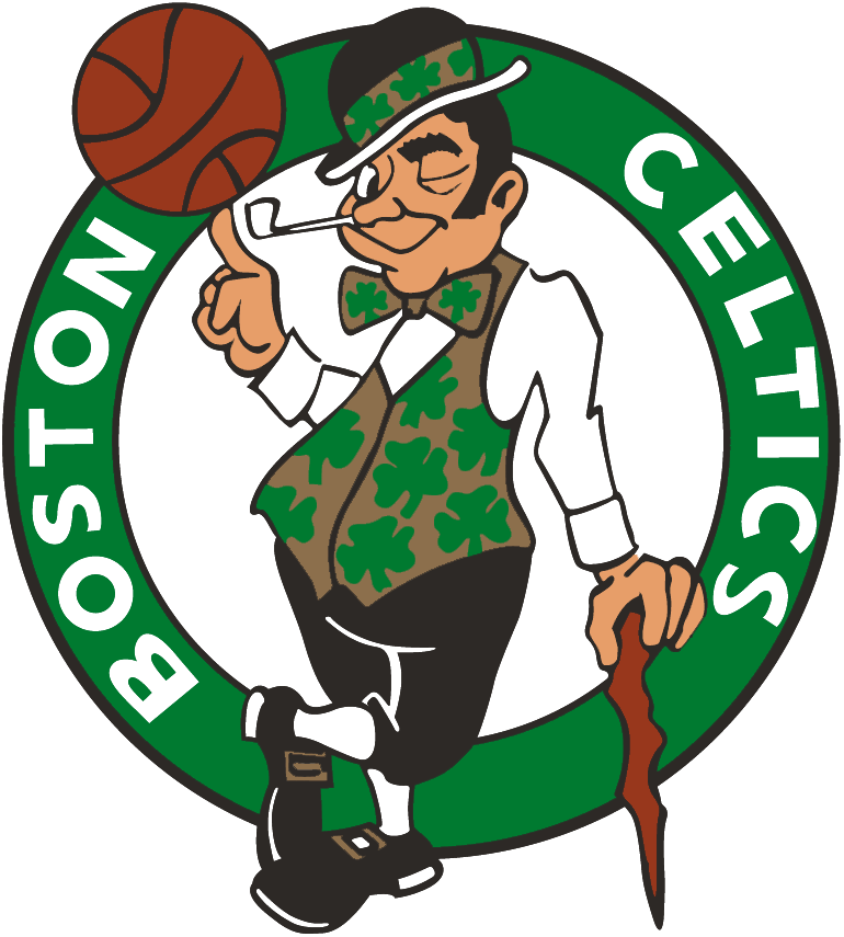 Boston Celtics logos iron-ons